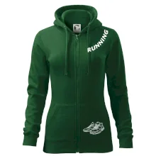 Running nápis šikmo