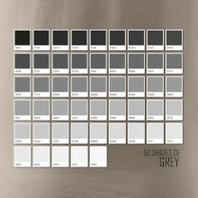 50 barevných odstínů šedi