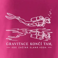 Gravitace končí ve slané vodě