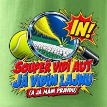 Soupeř vidí aut já vidím lajnu