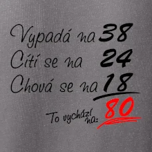 Vypadá, cítí se, chová se - 80 let