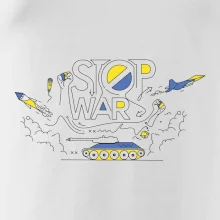 Stop war - Ukrajinské barvy