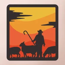 Pastevec ovcí - čtverec