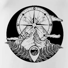 Cestování - hory kompas