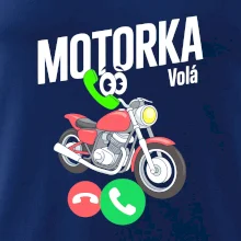 Karikatura motorka silnice volá