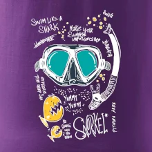 Potapěčské brýle text