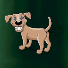 Prdící pes kreslený (Hana-creative)