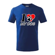 I love my dog - nápis