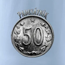 Padesátník 1963 - 1978 s nápisem
