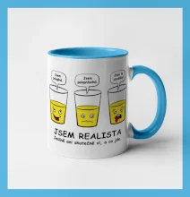 Jsem realista - skleničky (Hana-creative)