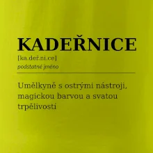 Kadeřnice umělkyně s ostrými nástroji