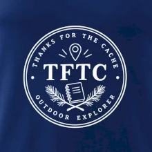TFTC minimalistický turistický odznak