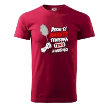 Badmintonová raketa není tenisová