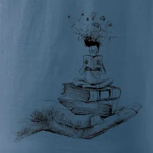 Čtenář - ruka kreslená