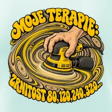 Moje terapie zrnitost 80 120 240 320 - vibrační bruska