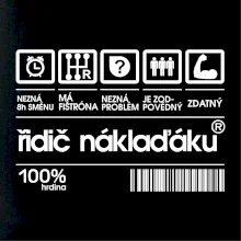 Čárový kód řidič náklaďáku Čárový kód řidič náklaďáku