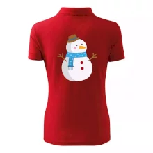 Sněhulák se šálou