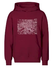 Mapy měst černobílé Praha