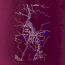 Vrchlabí - Mapa s vodními toky
