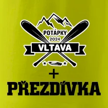 Na vodu - pádla hory (vlastní nápis)