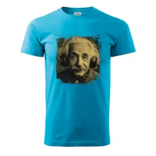Albert se sluchátky Albert se sluchátky