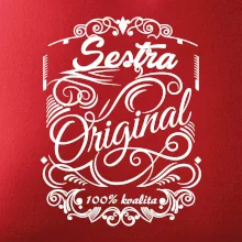 Vintage nejlepší sestra 100% kvalita