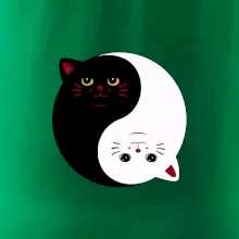 Kočky jin jang barevné