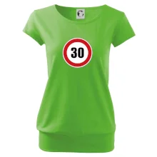 Dopravní značka - omezení rychlosti 30
