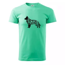 Australský Ovčák - nápis v těle Australský Ovčák - nápis v těle