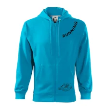 Running nápis šikmo