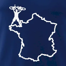 Cyklista nad Francií