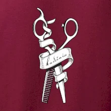 Kadeřnice nůžky a hřeben