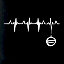 EKG Vánoční ozdoba