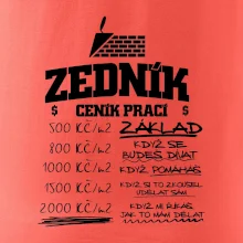 Ceník zedníka - cena za metr