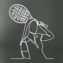 Tenistka  jednim tahem