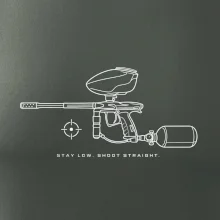Minimalistický marker stay low shoot straight