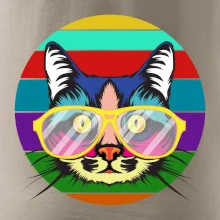 Kočka při barevném západu