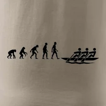 Evoluce veslování 3 lidi