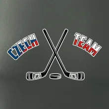 Czech team - hokejky a puk
