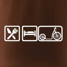 Eat sleep koloběžka velké a malé kolo