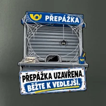 Přepážka uzavřena běžte k vedlejší