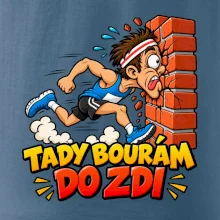 Maratonec tady bourám do zdi