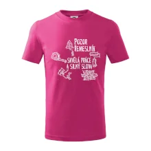 Pozor řemeslník skvělá práce silný slova