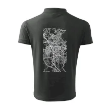 Černobílá mapa Liberec