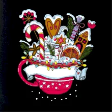 Vánoční Punč - hrneček (Pecka design)