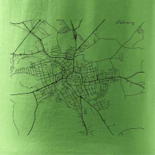 Mapy měst černobílé Klatovy