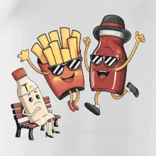 Souboj o hranolky kečup tatarka