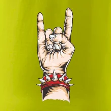 Rocková ruka s náramkem