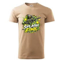 Neonový zásah splash zone paintball