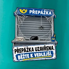 Přepážka uzavřena běžte k vedlejší